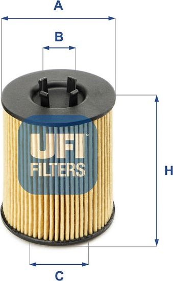 Масляный фильтр UFI. Артикул 25.017.00