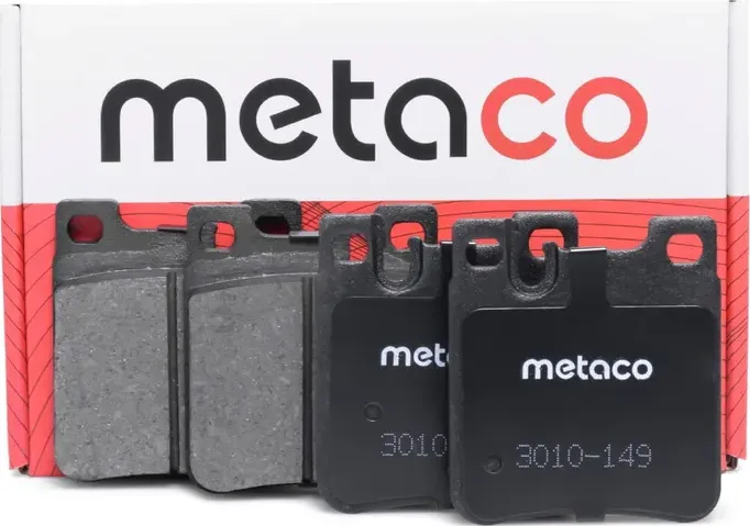 Колодки тормозные задние дисковые к-кт (Metaco) Metaco. Артикул 3010149