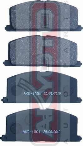 Тормозные колодки Akyoto Packing AKYOTO. Артикул AKD-1001