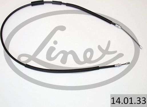 Трос ручника (тросик ручного тормоза) Linex. Артикул 14.01.33