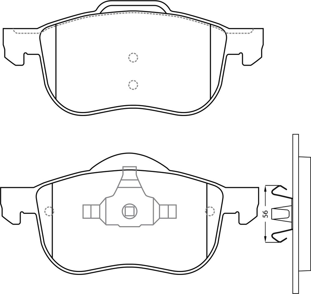 Тормозные колодки NiBK. Артикул PN0137
