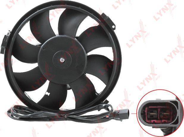 Вентилятор радиатора двигателя LYNXauto. Артикул RF-1111