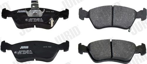 Тормозные колодки Jurid. Артикул 572400J