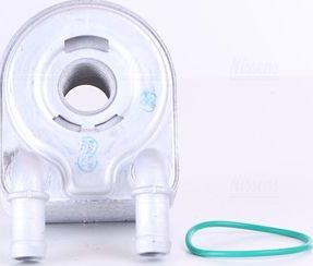 Радиатор масляный (маслоохладитель) для двигателя Nissens (алюминий) для Renault Megane III 2009-2016. Артикул 91249