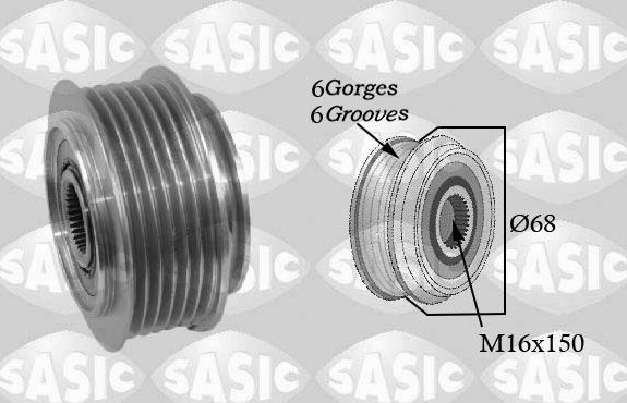 Муфта генератора обгонная Sasic. Артикул 1676009