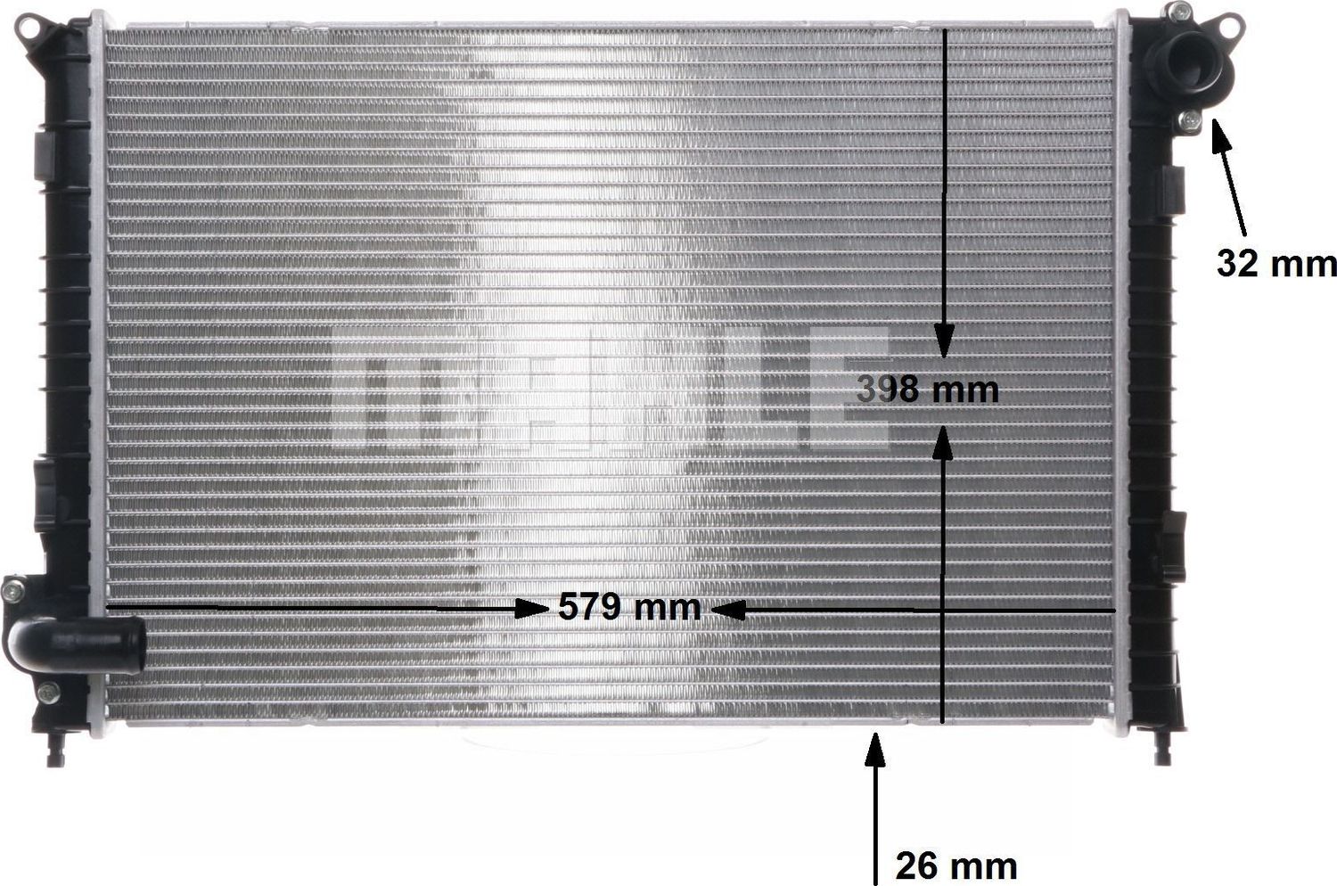 Радиатор охлаждения двигателя Mahle Behr. Артикул CR 983 000S