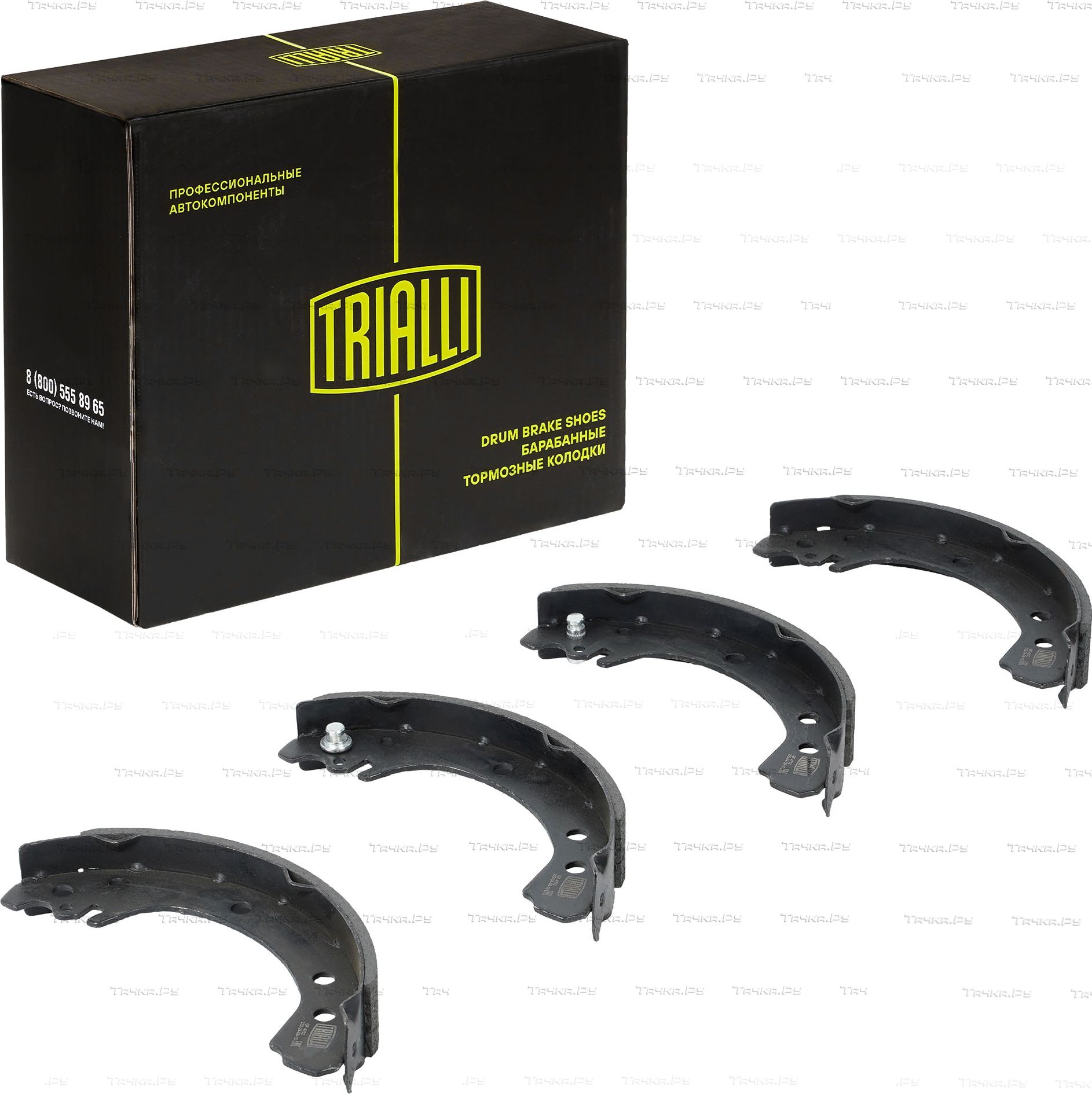 Тормозные колодки Trialli задние для Toyota Corolla E120, E130 2001-2008. Артикул GF 4702