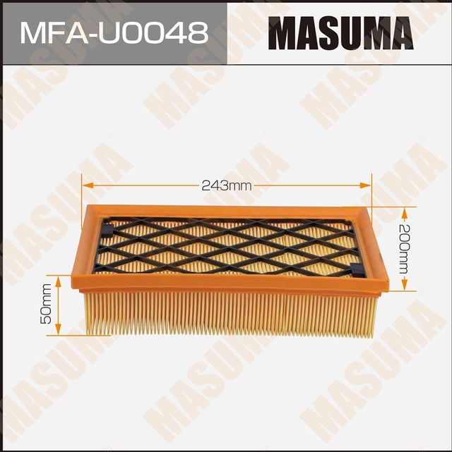 Воздушный фильтр Masuma. Артикул MFA-U0048