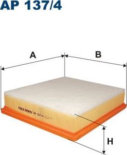 Воздушный фильтр Filtron для Nissan Interstar 2003-2026. Артикул AP 137/4