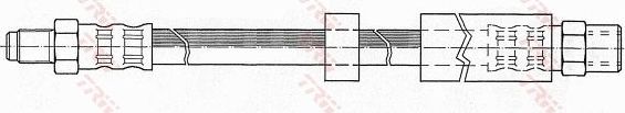 Тормозной шланг TRW. Артикул PHB349