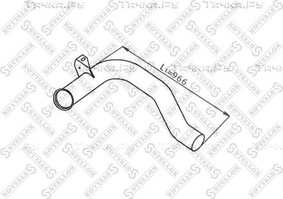 Глушитель Stellox для DAF XF 95 2002-2006. Артикул 82-03789-SX