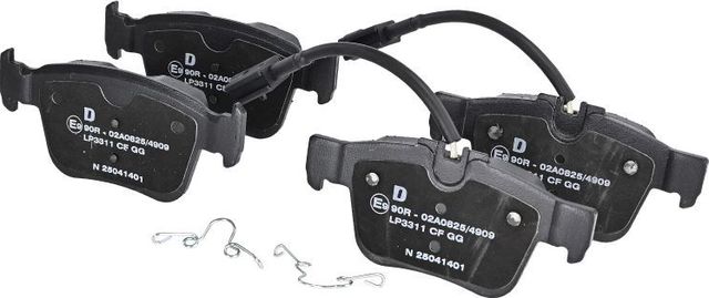 Тормозные колодки Delphi (Low-Metallic) задние для Maserati Quattroporte VI 2016-2026. Артикул LP3311