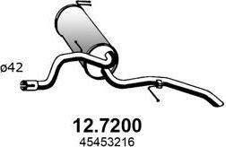 Глушитель (задняя часть) Asso. Артикул 12.7200