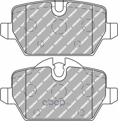 Колодки тормозные задние (Ferodo). Артикул FDS1806