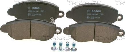 Тормозные колодки Bosch (Low-Metallic) передние для Ford Transit VI 2000-2006. Артикул 0 986 494 047
