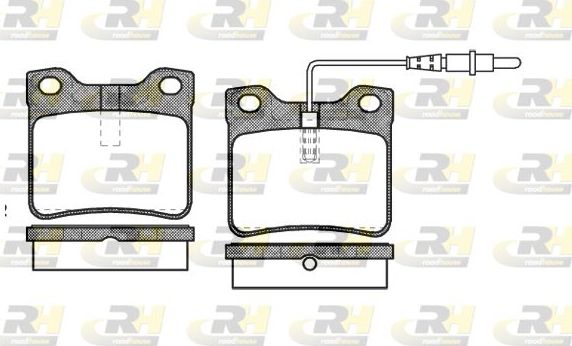 Тормозные колодки RoadHouse. Артикул 2321.22
