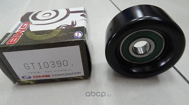 Направляющий (ведущий) ролик приводного поликлинового ремня GMB. Артикул GT10390