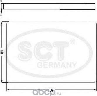 Салонный фильтр SCT-Germany. Артикул SAK 131