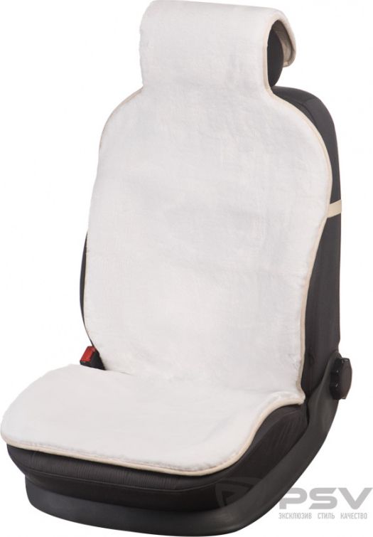 Накидка универсальная PSV Mutton 140х55 на переднее сидение, цвет Белый. Артикул 121886