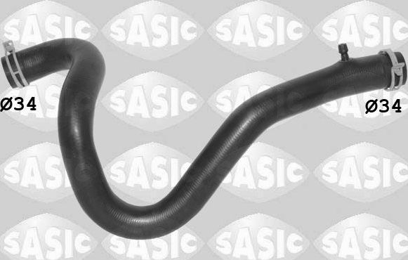 Патрубок радиатора (системы охлаждения) Sasic. Артикул 3400271