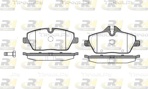 Тормозные колодки RoadHouse передние для BMW 3 V (E90/E91/E92/E93) 2005-2008. Артикул 21131.00