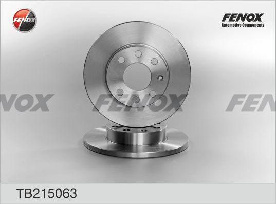 Тормозной диск Fenox. Артикул TB215063