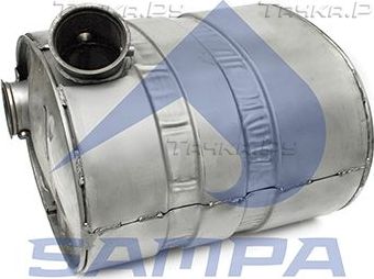 Глушитель Sampa для Volvo  FH II 2012-2026. Артикул 033.211