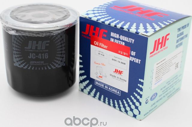 JHF фильтр масл. JC-416 JHF. Артикул JC416