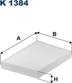 Салонный фильтр Filtron для Volvo V90 II 2016-2026. Артикул K 1384