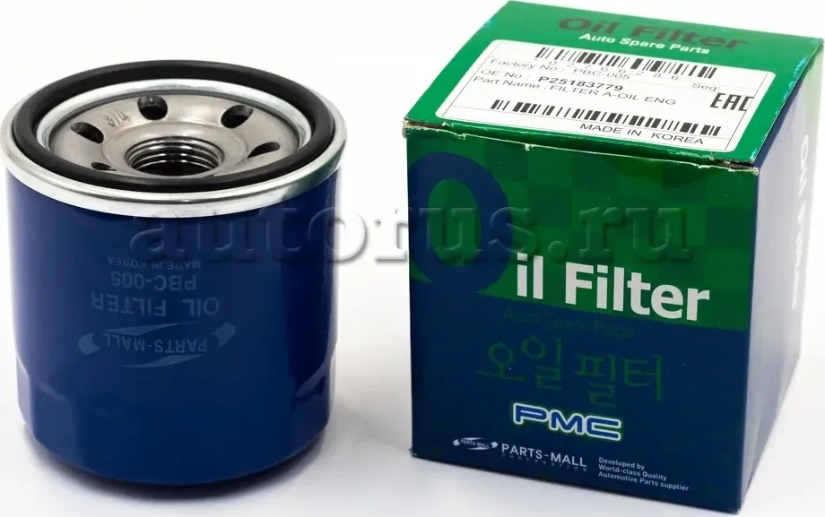 Фильтр масляный TOYOTA Ave/Cam/Car/Cel/Cor/Rav SUZ Bal/Lia/Vit PARTS-MALL PBC-005 Parts-Mall. Артикул PBC-005