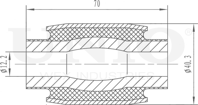 Сайлентблок балки (Unio). Артикул RMP-20210