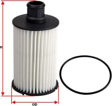 Масляный фильтр Sakura для Jaguar F-Pace 2015-2026. Артикул EO-37040