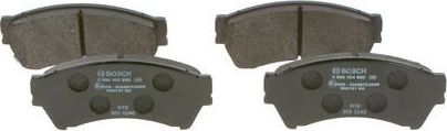 Тормозные колодки Bosch (Low-Metallic) передние для Mazda 6 II (GH) 2007-2012. Артикул 0 986 494 860