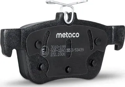Колодки тормозные задние дисковые к-кт (Metaco). Артикул 3010199