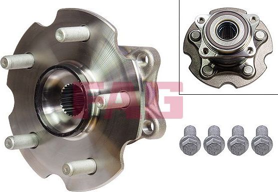 Ступица колеса с интегрированным подшипником Fag. Артикул 713 6213 40