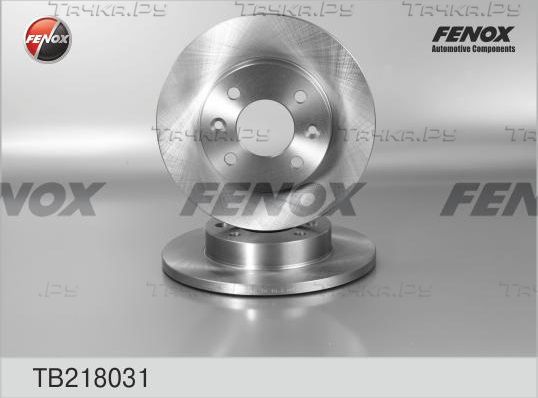Тормозной диск Fenox передний для Renault Twingo II 2007-2014. Артикул TB218031