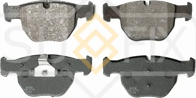 Колодки тормозные передние (Sufix). Артикул SX1718