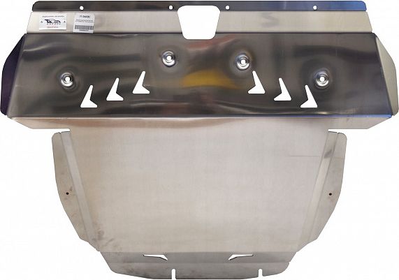 Защита алюминиевая АВС-Дизайн для картера и КПП Kia Sorento II 2009-2012. Артикул 11.04ABC