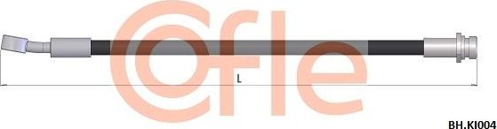 Тормозной шланг Cofle задний правый для Kia Proceed I 2008-2013. Артикул 92.BH.KI004