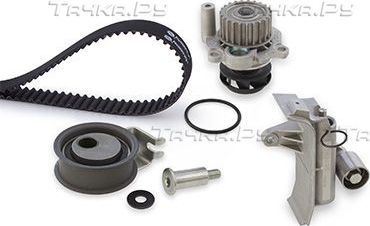 Помпа (водяной насос) с комплектом ремня ГРМ Gates PowerGrip® для Volkswagen New Beetle I (A4) 1999-2010. Артикул KP15491XS