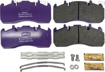 Тормозные колодки NiBK задние для Renault Midlum 2006-2013. Артикул PN0923