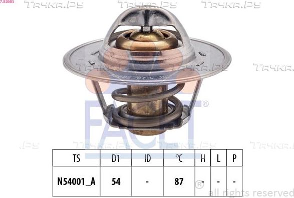 Термостат Facet Made in Italy - OE Equivalent для SEAT Altea I 2004-2015. Артикул 7.8268S