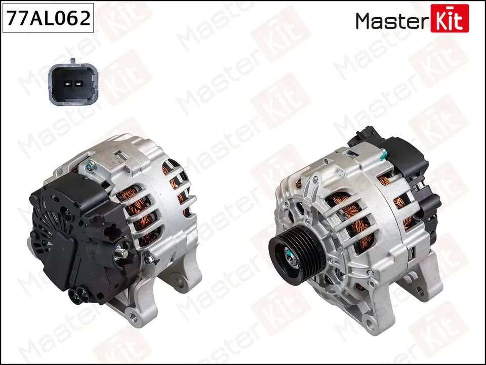 77AL062 Генератор\ CITROEN C4  PEUGEOT 207/307 1.4/1.6 (14V 90A) (Master KIT) Master KIT. Артикул 77al062