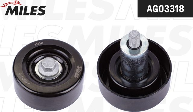 Направляющий (ведущий) ролик приводного поликлинового ремня Miles. Артикул AG03318