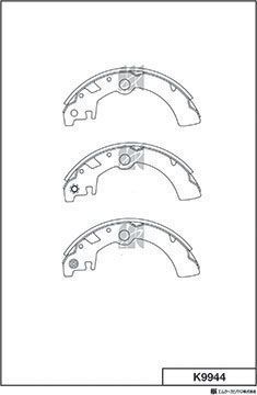 Тормозные колодки MK Kashiyama. Артикул K9944