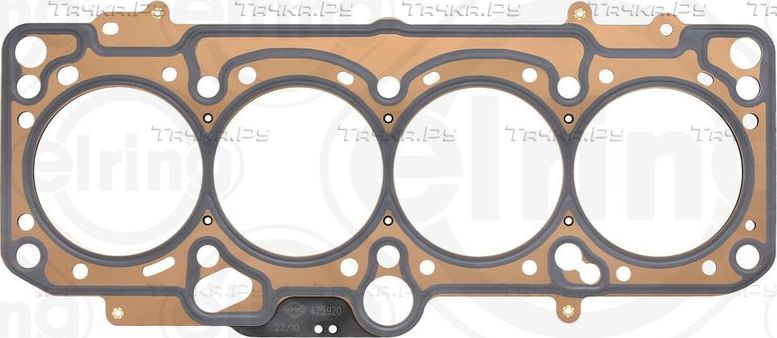 Прокладка ГБЦ Elring для Volkswagen Caddy III 2011-2015. Артикул 475.920