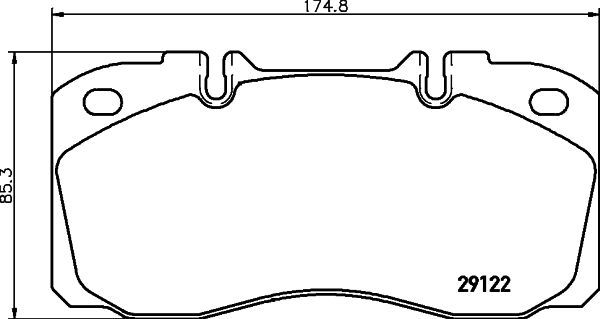 Тормозные колодки Don. Артикул CVP025