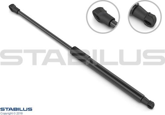 Амортизатор (упор) багажника Stabilus Lift-O-Mat® правый/левый для BMW 1 III (F40) 2011-2026. Артикул 547558