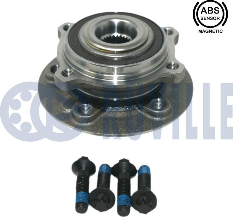 Ступица колеса с интегрированным подшипником (в сборе) Ruville. Артикул 222007