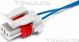 Разъем 12052644 (2pin) 2 контакта датчика коленчатого вала, компрессора кондиционера, бокового указателя поворота, подсветки номера для Lada (ВАЗ). (Cargen). Артикул AX-313